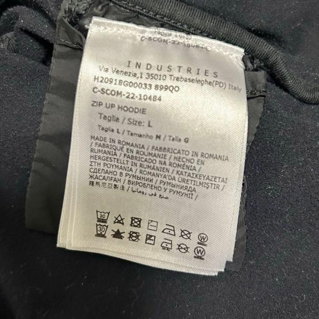 モンクレール　ブラック　ナイロンパーカー　Lサイズ