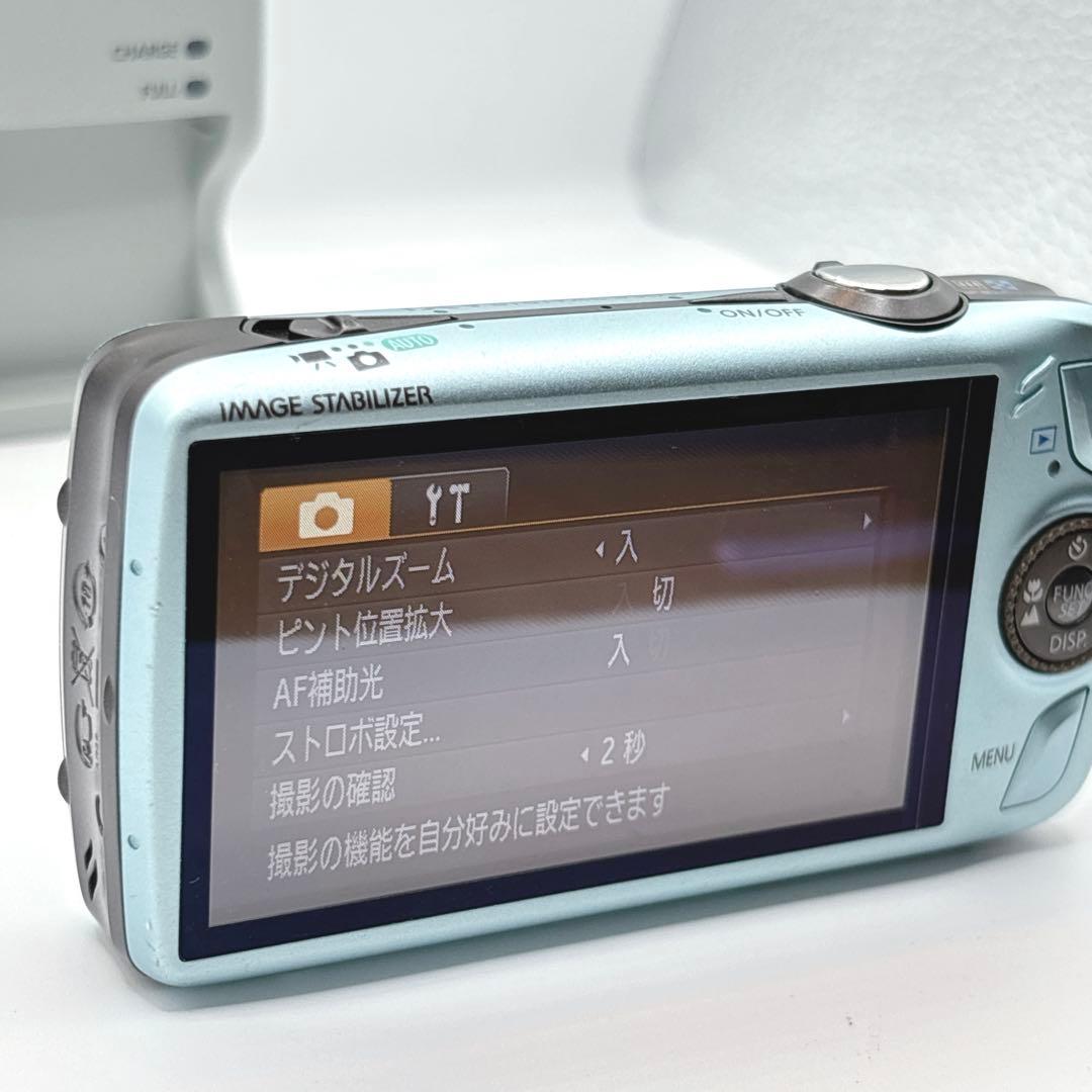 Canon IXY DIGITAL 930 IS ブルー デジカメ コンデジ