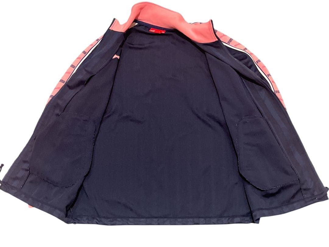 美品 プーマ セットアップ プージャー　ネイビー ピンク S〜M Y2K