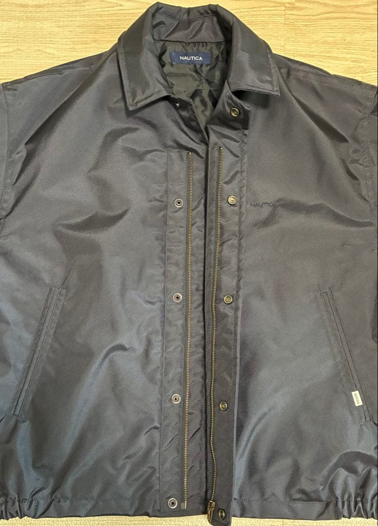 NAUTICAナイロン インサレーテッド ジップブルゾン