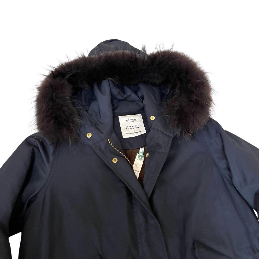 美品 IENAヴェトモン イエナ別注 ライナー付き モッズコート 38 ネイビー