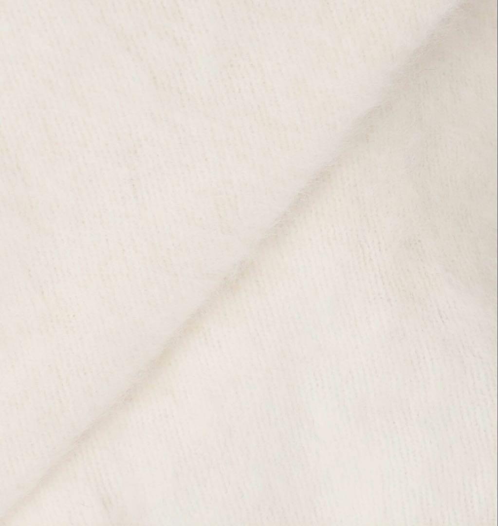 フレームワーク　FOX CASHMERE ボートネック プルオーバー　ホワイト