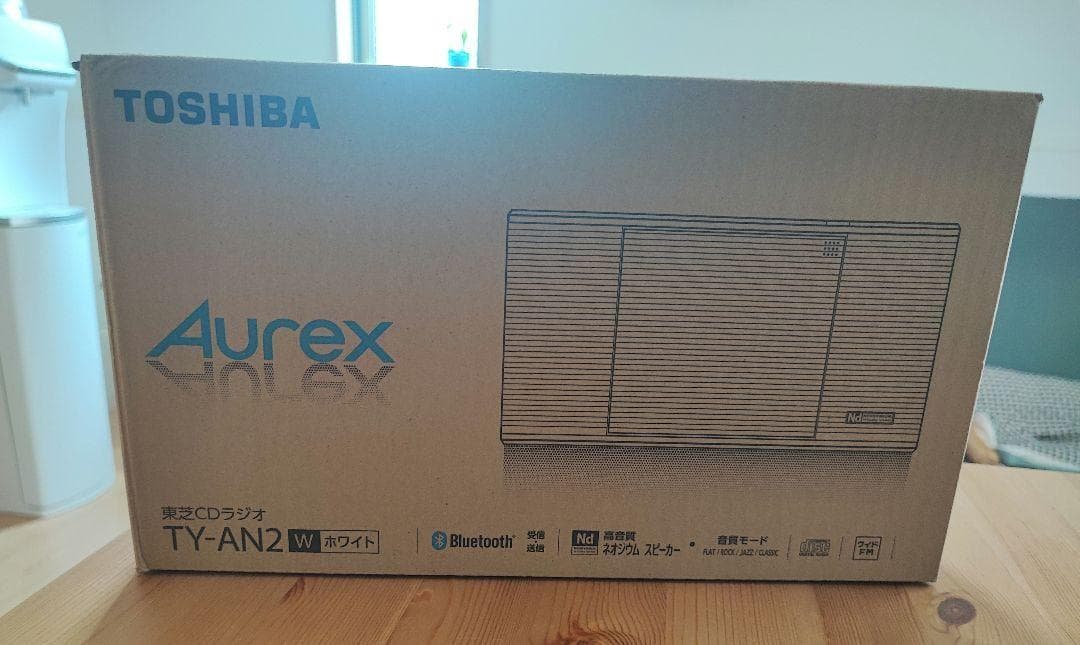 CDラジオ TOSHIBA TY-AN2 W ホワイト