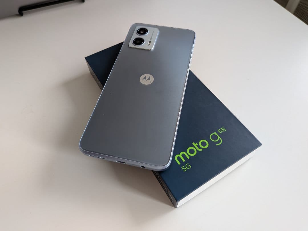 【美品】Motorola moto g53j 5G 本体