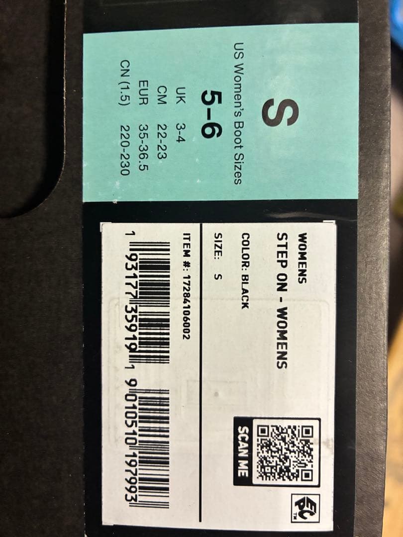 Burton Step On ビンディング ブラック