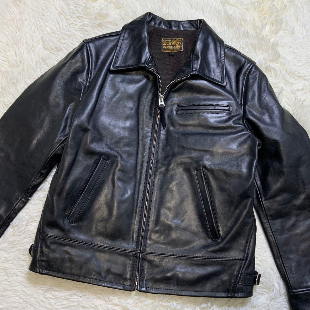 VELUOKLDLY ホースハイド レザージャケット Ｌヴェルオックリー 馬革