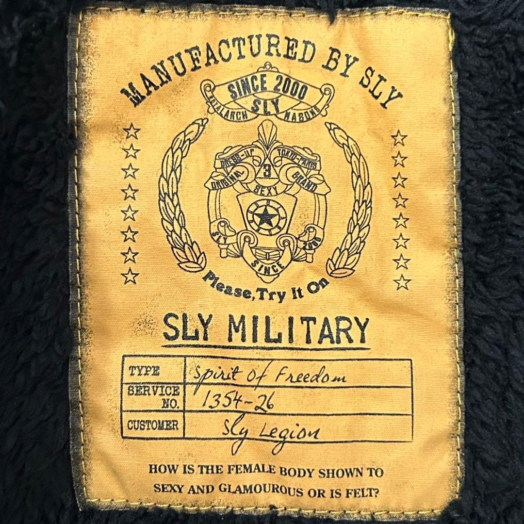 希少 y2k SLY スライ モッズコートミリタリー N3B 平成ギャル 黒