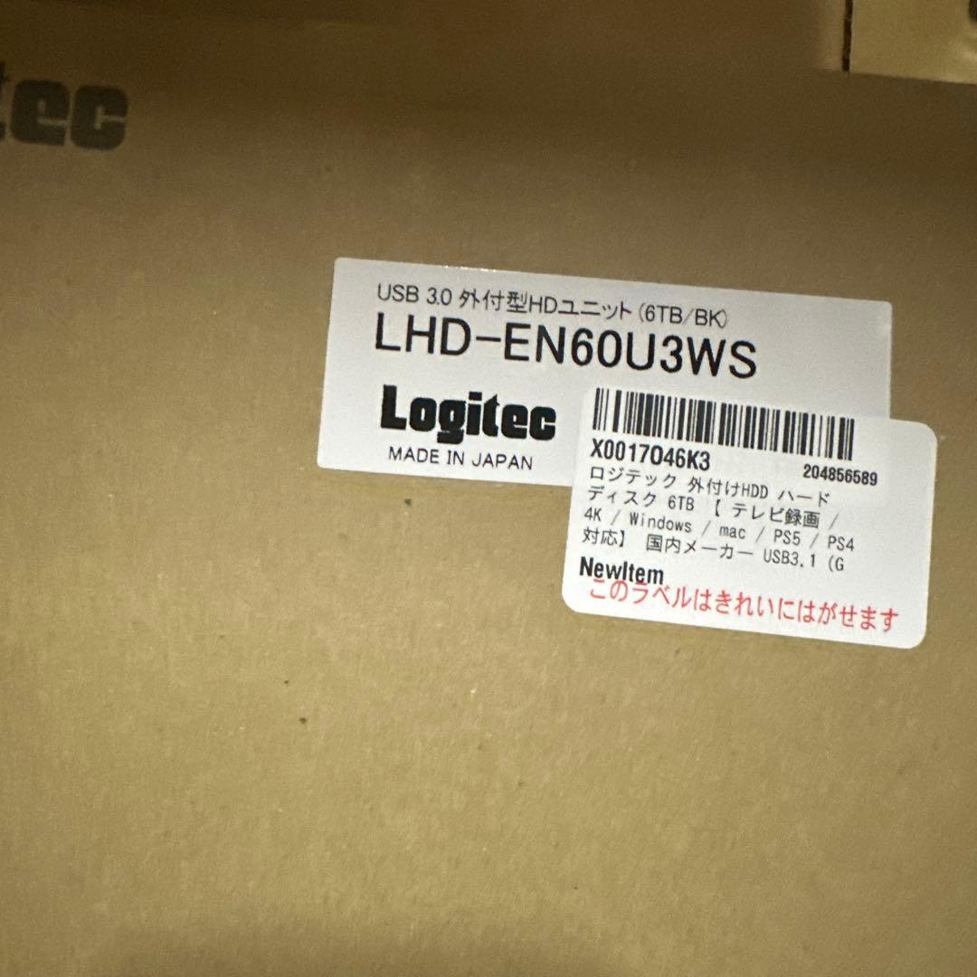 ロジテック 外付けHDD ハードディスク 6TB