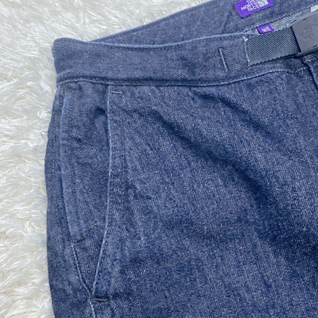 ザ ノースフェイス　パープルレーベル／デニムワイドテーパード　WS　インディゴ