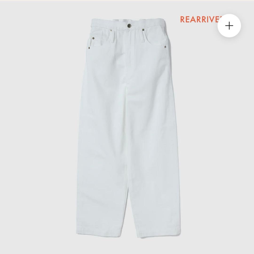 新品 searoomlynn オーバーウエストワイドデニムSRN05 フリル