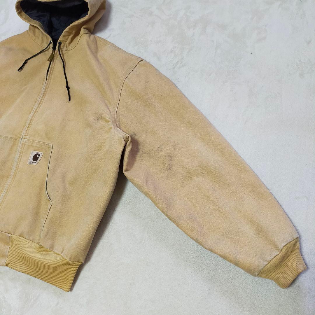 80S 90S　USA製　カーハート　星タグ　アクティブジャケット　希少カラー