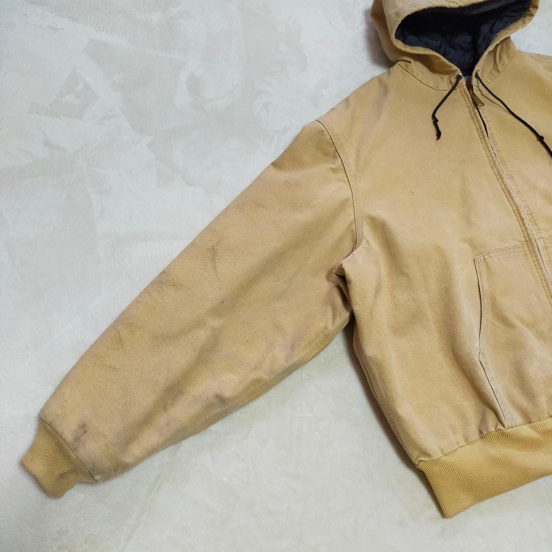 80S 90S　USA製　カーハート　星タグ　アクティブジャケット　希少カラー