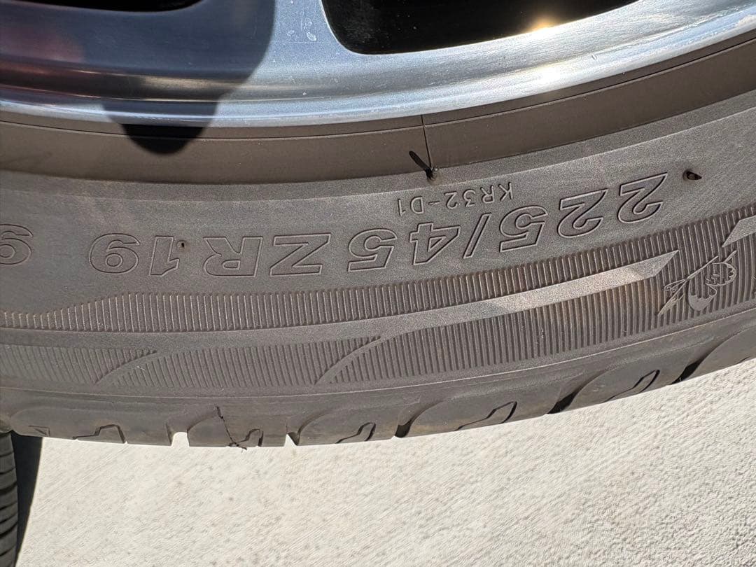 ミニ　F60 ジョンクーパーワークス　夏タイヤ　純正19インチ アルミホイール