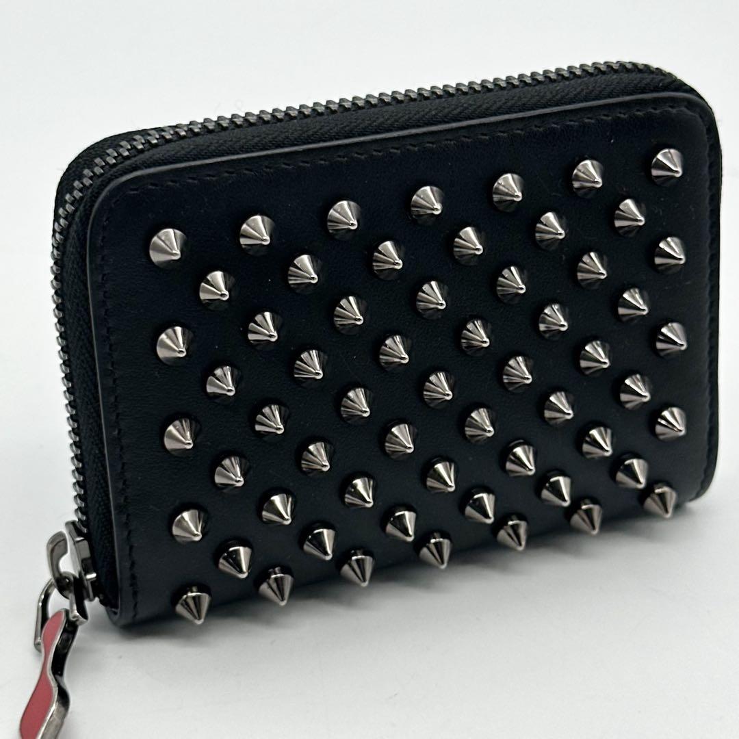 ルブタン パネトーネ スタッズ コンパクト 小銭入れ ケース スタッズ