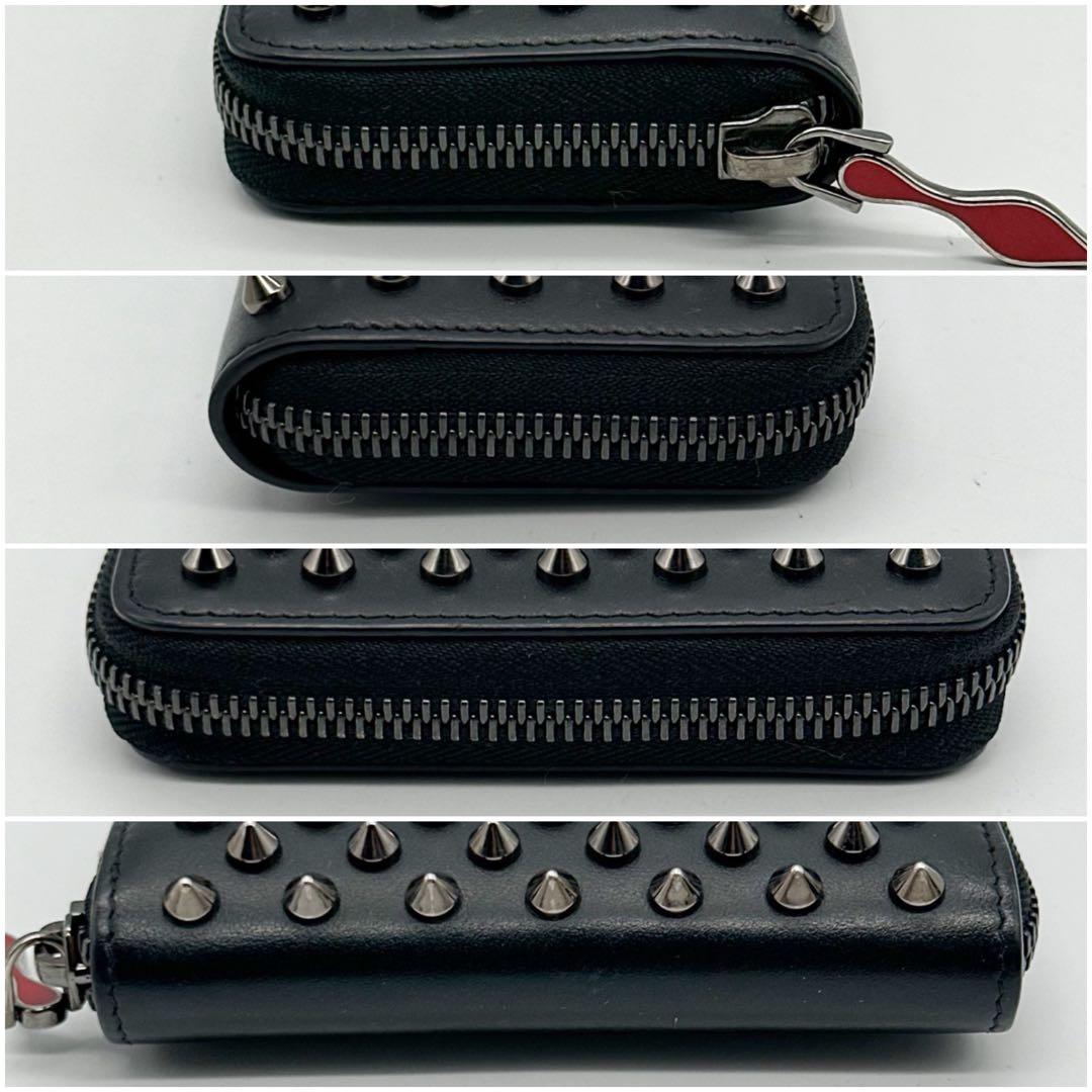 ルブタン パネトーネ スタッズ コンパクト 小銭入れ ケース スタッズ