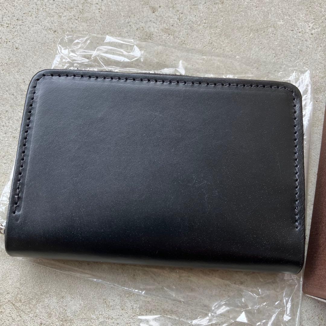 ホワイトハウスコックス　ジップマルチケース　ブラック　ブライドルレザー　美品