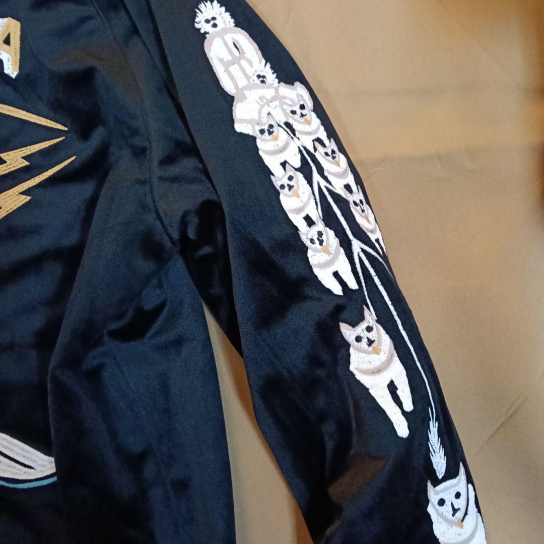 新品 HOUSTON ヒューストン ALASKA アラスカ スカジャン XL 黒