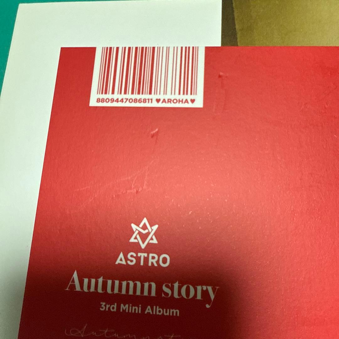 ASTRO 四季 アルバム　チャウヌ トレカ　証明写真　ウヌ　Spring