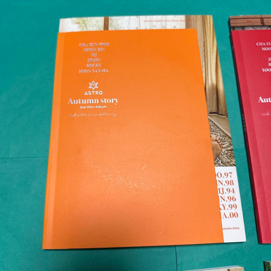 ASTRO 四季 アルバム　チャウヌ トレカ　証明写真　ウヌ　Spring