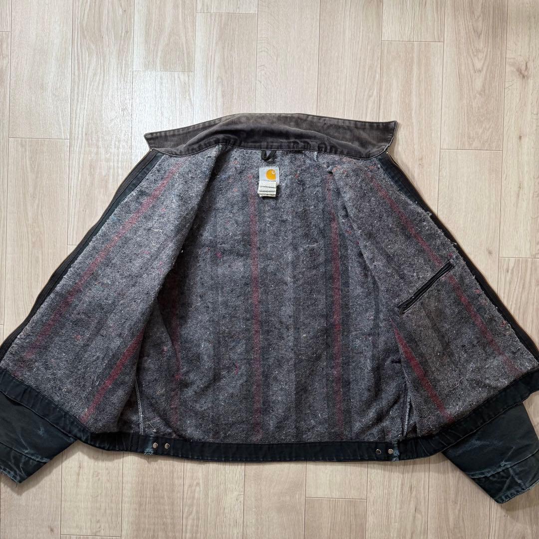 USA製！Carhartt デトロイトジャケット 50 ブラック J01BLK