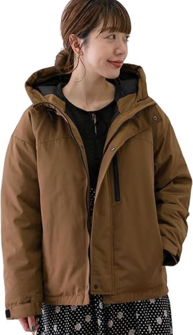 【極美品】アーバンリサーチ　サニーレーベル　フーディーダウンジャケット　ブラウン