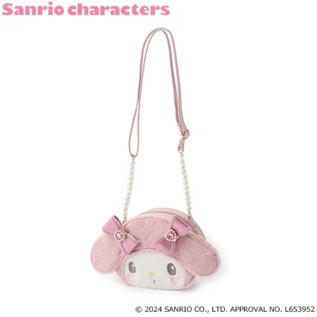 レア　メゾピアノ【おめかしマイメロディ】フェイス　ショルダーバッ