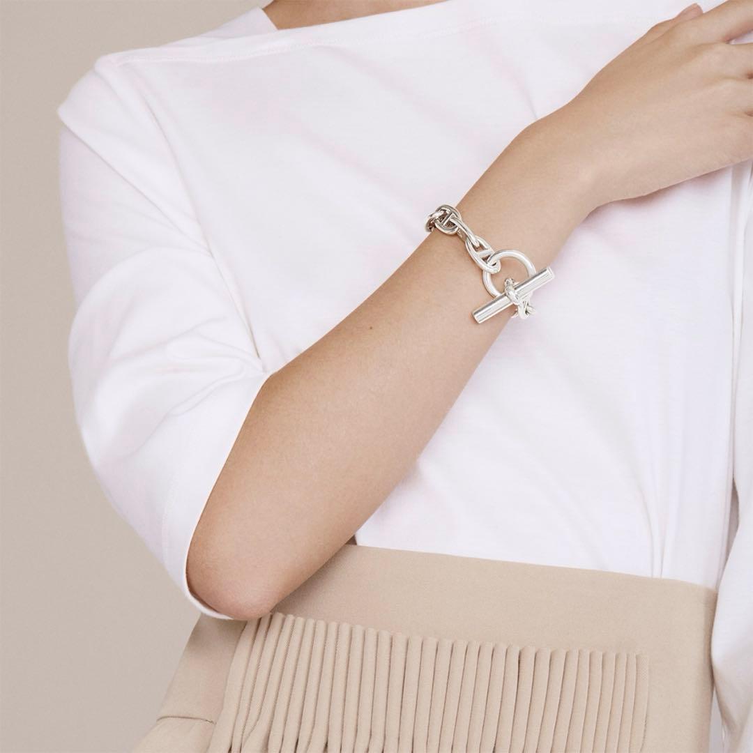 【新品未使用】HERMES　エルメス　シェーヌダンクル ブレスレット14GM