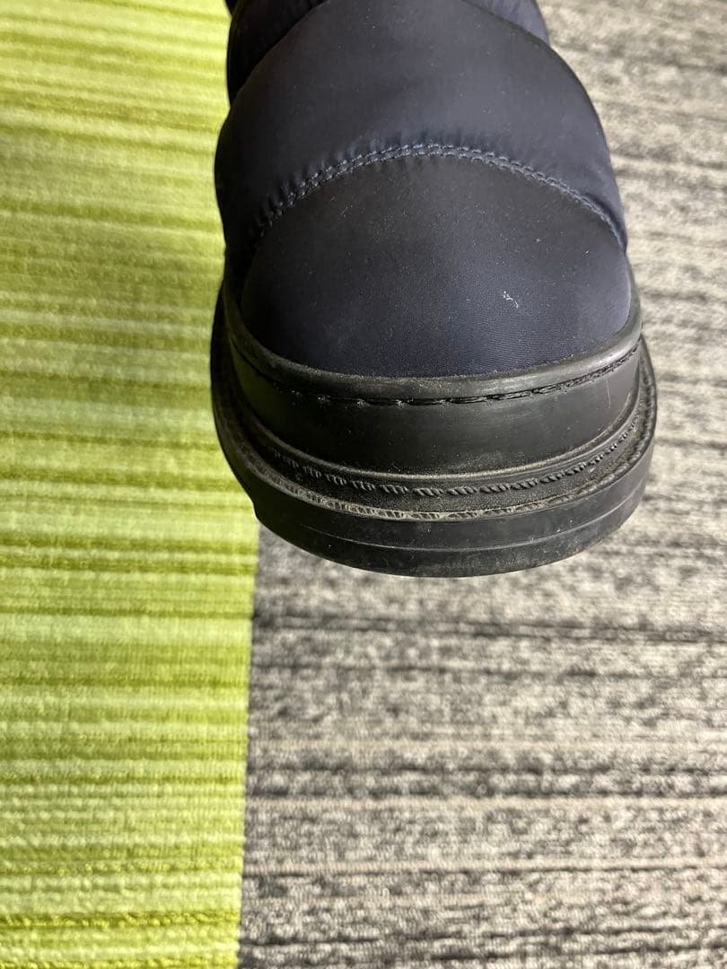 シャネル ブラック スノーブーツ ココマーク 希少　ネイビー　37