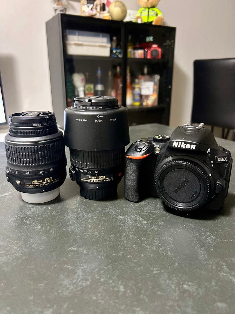 Nikon D5600 18-55VR + 55-200VR レンズセット 美品