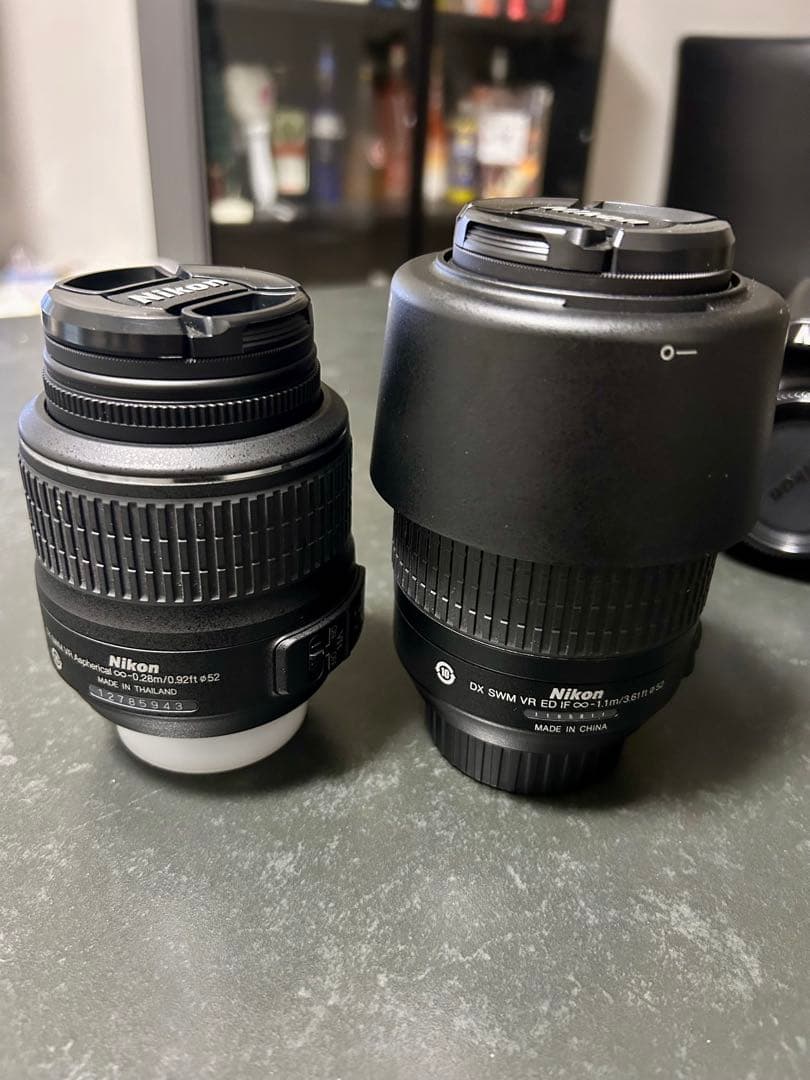 Nikon D5600 18-55VR + 55-200VR レンズセット 美品