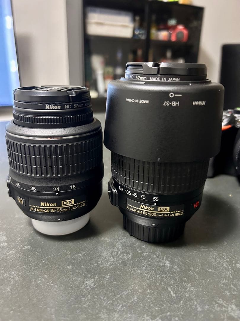 Nikon D5600 18-55VR + 55-200VR レンズセット 美品