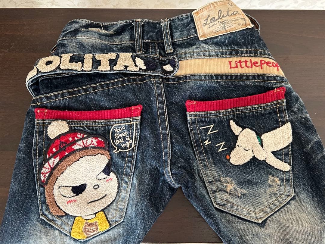ロリータジーンズ　デニム　パンツ　奈良美智さんコラボ　希少　レディース