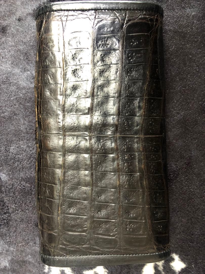 予約済みいちさま専用BWLビルウォールレザー20万 長財布アリゲーターウォレット