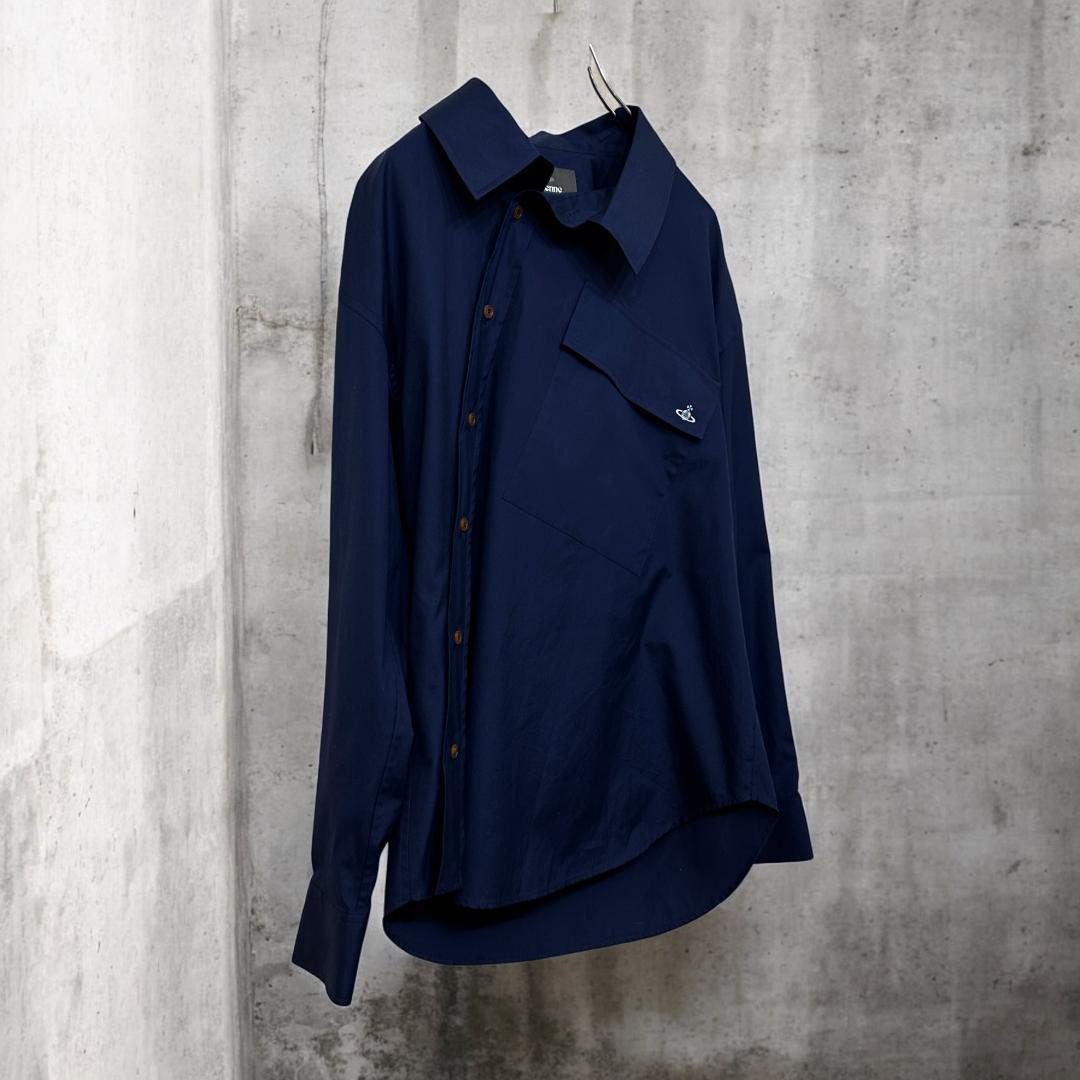 VivienneWestwood MAN アシンメトリーシャツ　46　WE291