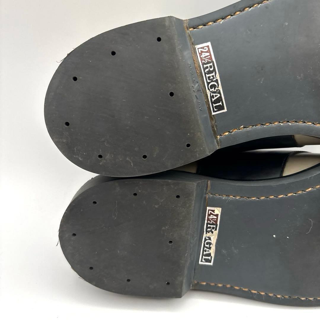 リーガル　サドルシューズ　24.5 グレー　ブラック　バイカラー　2051