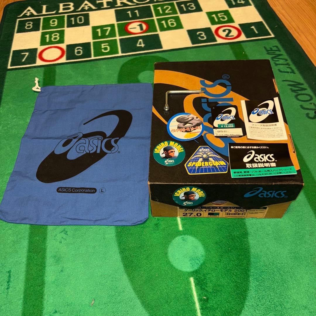 【2001イチローモデル】新品 未使用27.0cm アシックス