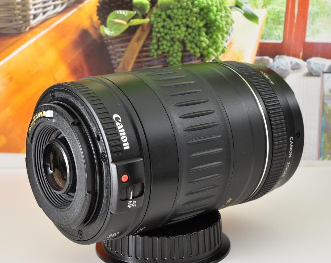 望遠レンズ Canon キヤノン 迫力の90-300mm レンズフード付き！