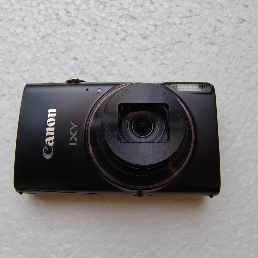 新品同様 IXY650 デジカメ 箱 説明書付 キャノン ブラック