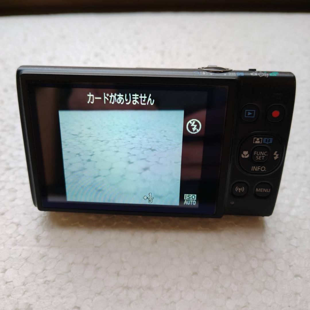 新品同様 IXY650 デジカメ 箱 説明書付 キャノン ブラック