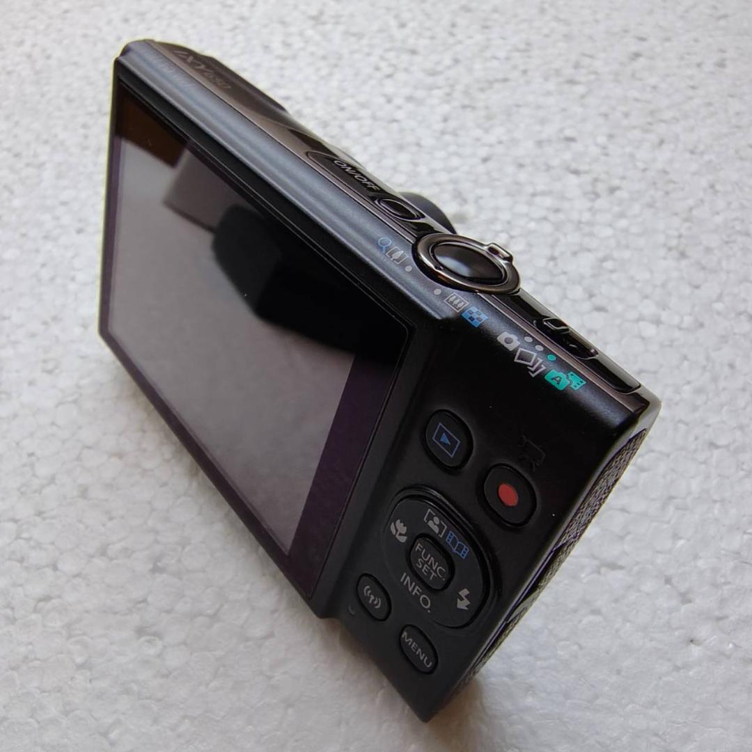 新品同様 IXY650 デジカメ 箱 説明書付 キャノン ブラック