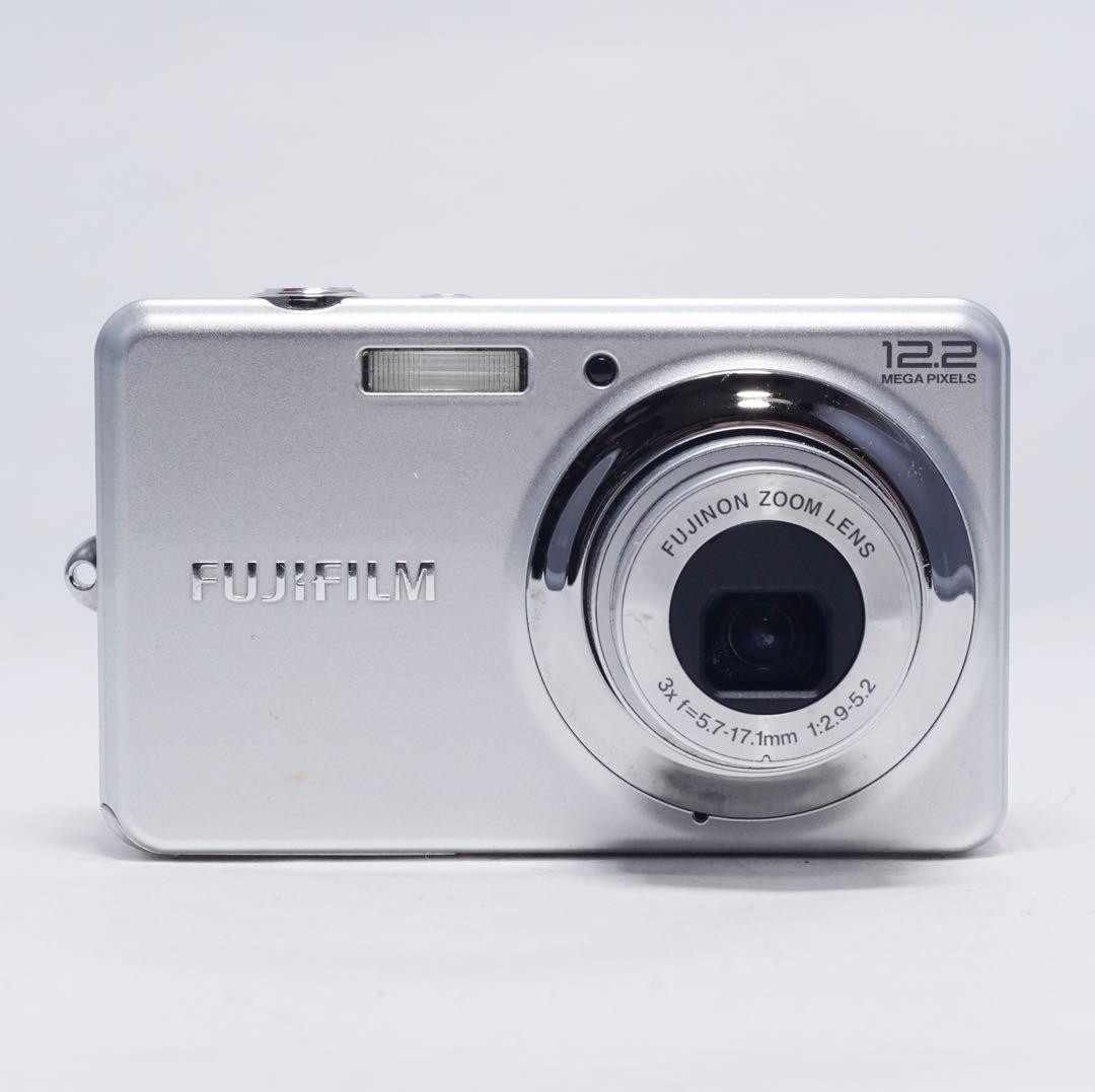 動作確認済 良品 FUJIFILM FinePix J30 シルバー コンデジ