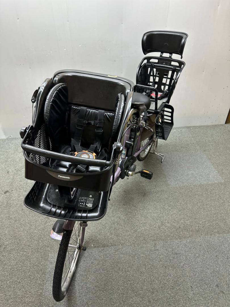 3人乗り電動自転車　パナソニックギュットミニ　子供乗せシート付き　お買い得