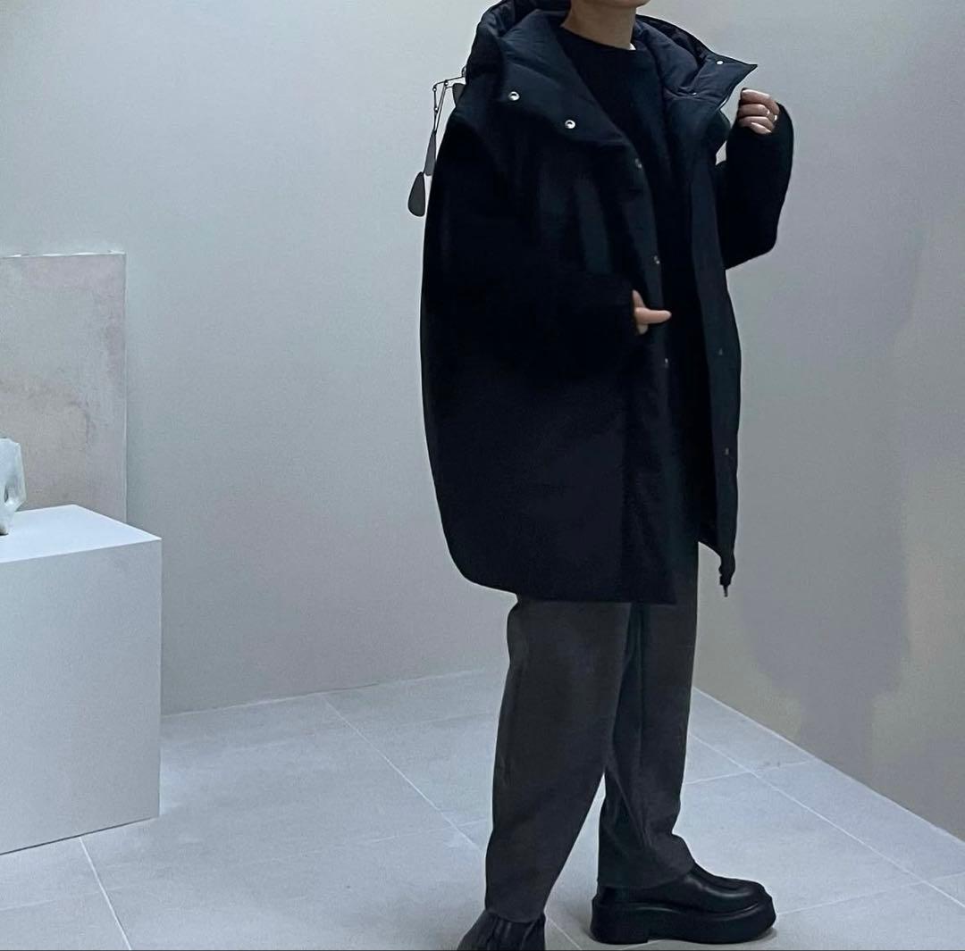 ARGUE COCOON COAT VEST ダウンベスト/ブラック