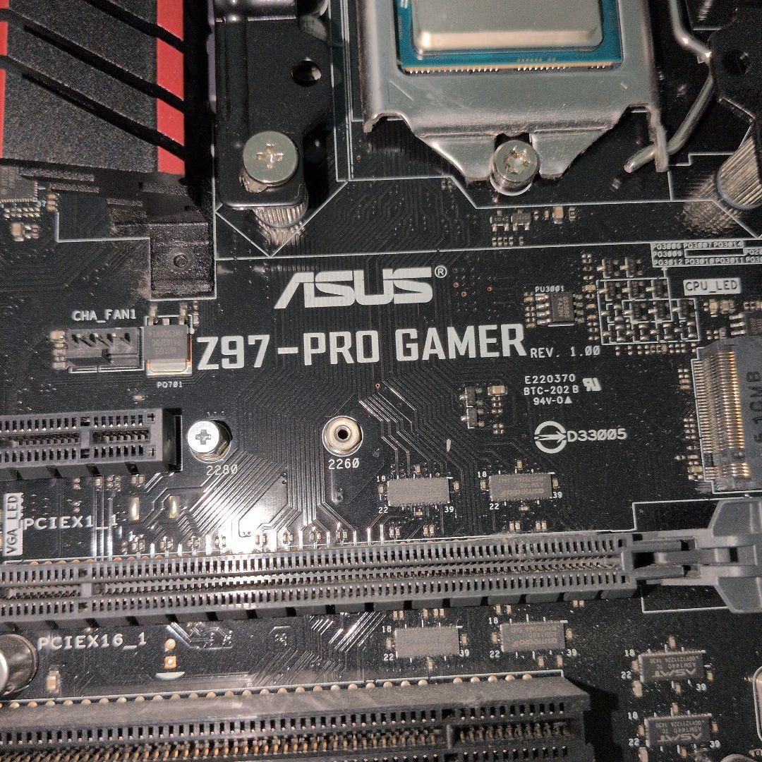ASUS Z97-PRO GAMER+i7-4790k+32GB+CPUクーラー