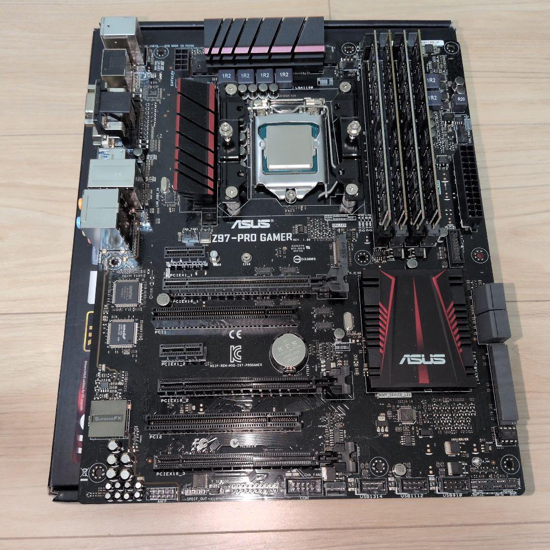 ASUS Z97-PRO GAMER+i7-4790k+32GB+CPUクーラー