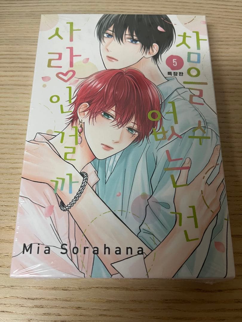 たまらないのは恋なのか 韓国版 5巻 特典グッズ付き