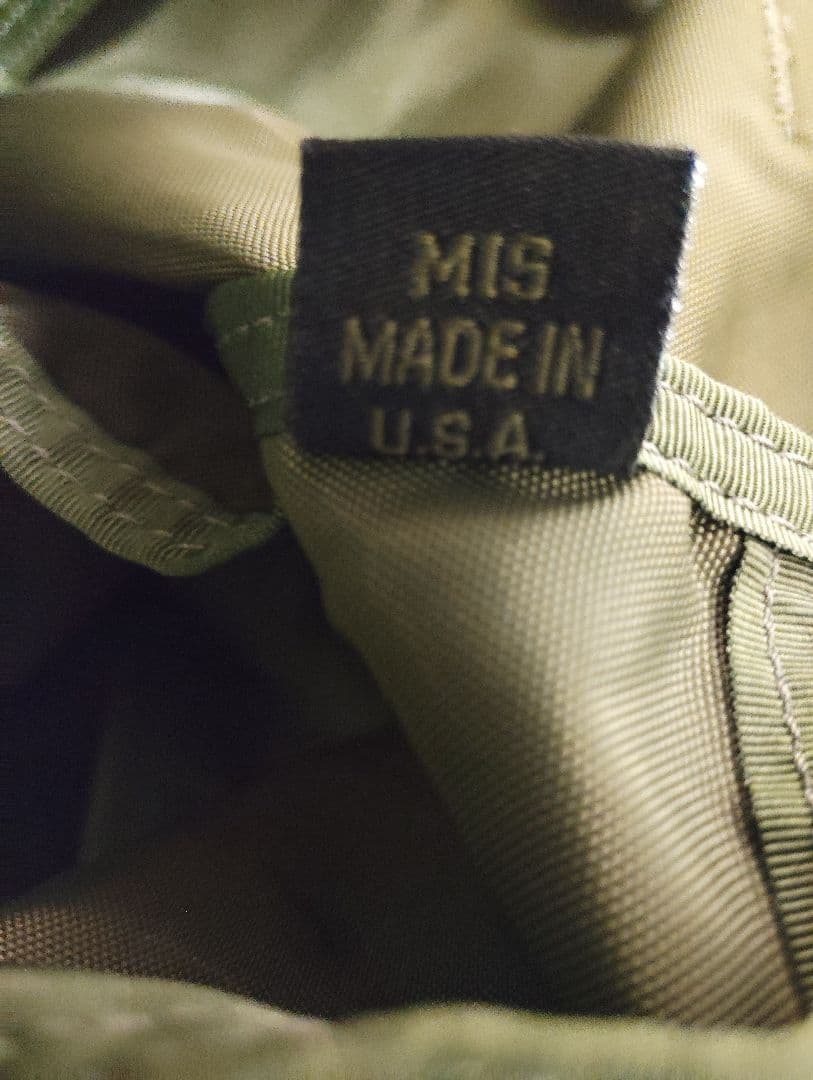 MIS オリーブグリーン トートバッグ USED