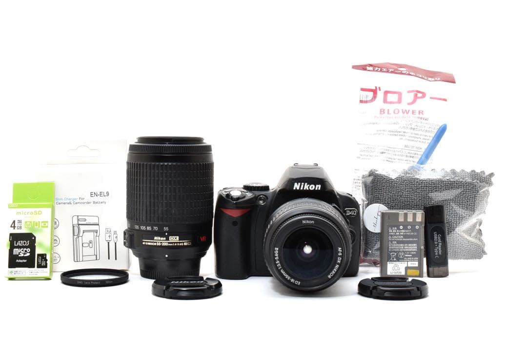 ❤️ Nikon D40 ❤️ 一眼レフ　ダブルレンズセット　初心者　スマホ転送✨