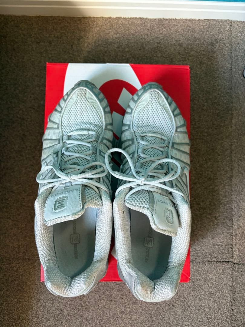 27.5センチNike Shox Silver ショックス シルバー　最終値下げ