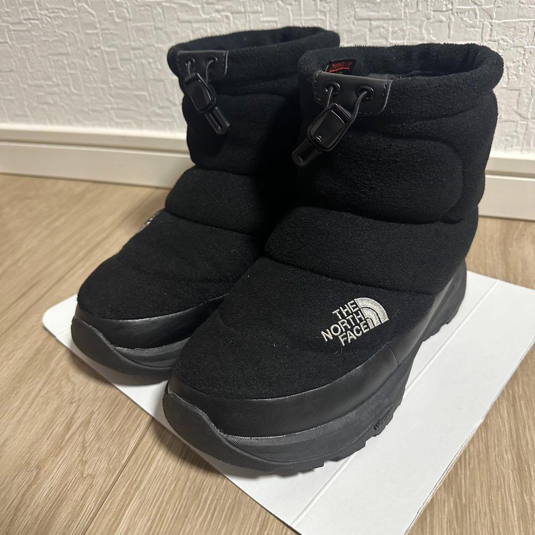 THE NORTH FACE ブラックブーツ 24cm ショート丈